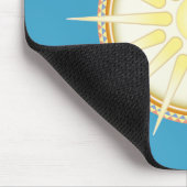 Vergina Sun (ster van Vergina) Muismat (Hoek)