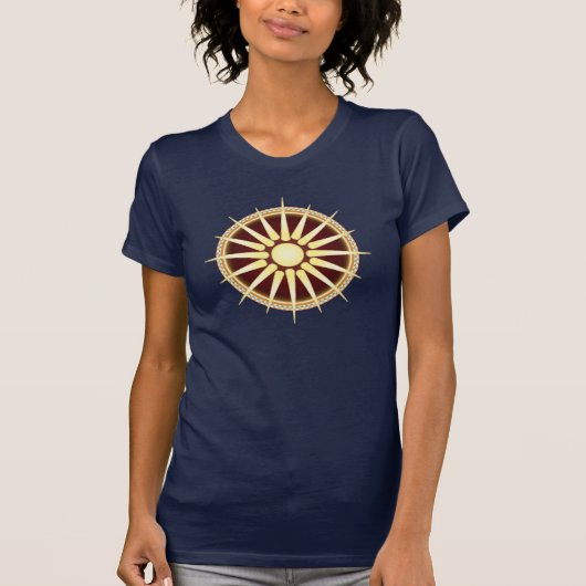 Vergina Sun ( versie 3 ) T-Shirt voor vrouwen (Voorkant)