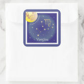 Vergine 23 agosto al 23 settembre Aufkleber Vierkante Sticker (Tas)