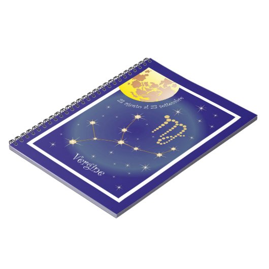 Vergine 23 agosto al 23 settembre Notizheft Notitieboek (Linkerzijde)