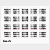 VERGIS JE NIET VIERKANTE STICKER (Vel)