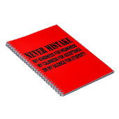 VERGIS JE NOOIT NOTITIEBOEK (Rechterzijde)