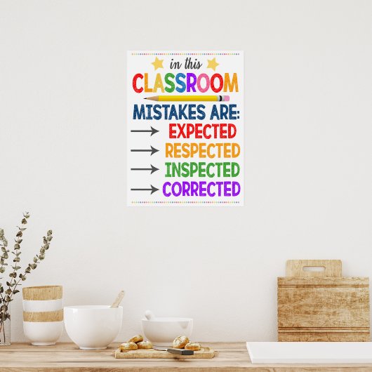 Vergissen betekent dat u het Poster van de klas pr (Keuken)