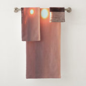 Verglaasde zonsondergang bad handdoek (Insitu)
