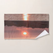 Verglaasde zonsondergang bad handdoek (Handdoek)