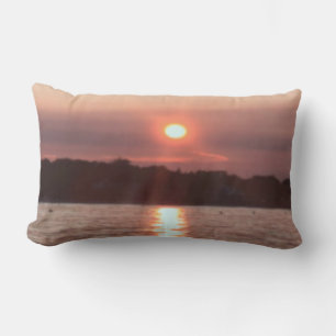 Verglaasde zonsondergang kussen