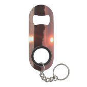 Verglaasde zonsondergang mini flessenopener (Achterkant)