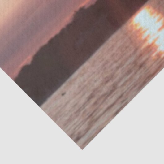 Verglaasde zonsondergang tissuepapier (Detail)