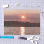 Verglaasde zonsondergang tissuepapier (Craft)