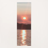 Verglaasde zonsondergang yogamat (Voorkant)