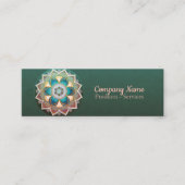 Verglanzend Mandala - Visitekaartje, Label prijs (Voorkant)