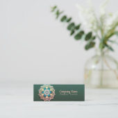 Verglanzend Mandala - Visitekaartje, Label prijs (Staand voorkant)