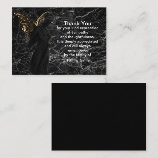 Verglanzende ringen van engel Dank je kaarten Notitiekaartje (Voorkant / Achterkant)