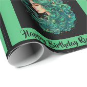 Vergo Naam toevoegen Verjaardag Horoscoop Gift Cadeaupapier (Rol Hoek)