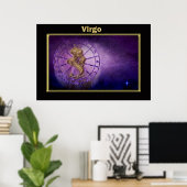 Vergo Zodiac Astrology design Poster (Thuiskantoor)