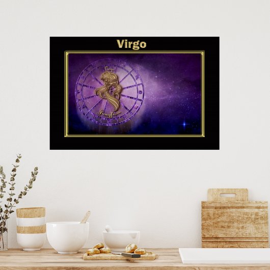 Vergo Zodiac Astrology design Poster (Keuken)