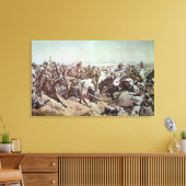 Vergoeding van de 21ste danseres bij Omdurman 2 Canvas Afdruk (Insitu (Woonkamer))