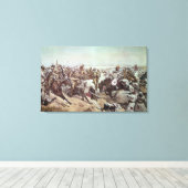 Vergoeding van de 21ste danseres bij Omdurman 2 Canvas Afdruk (Insitu (Houten vloer))