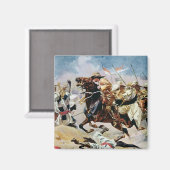 Vergoeding van de 21ste Lancers bij Omdurman Magneet (Voorkant / Achterkant)