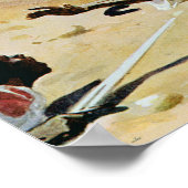 Vergoeding van de 21ste Lancers bij Omdurman Poster (Hoek)