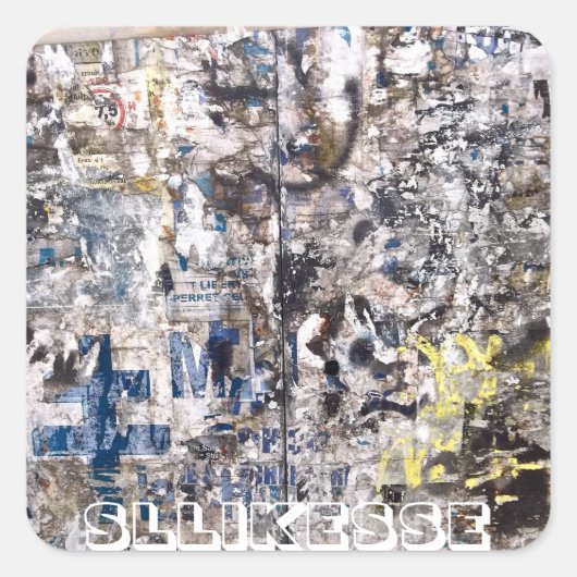 Vergoeding Vierkante Sticker (Voorkant)