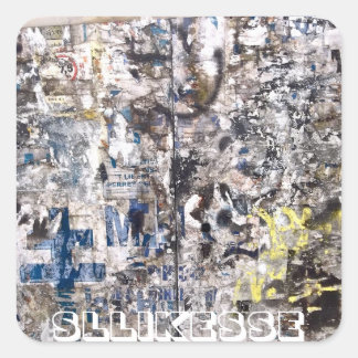 Vergoeding Vierkante Sticker