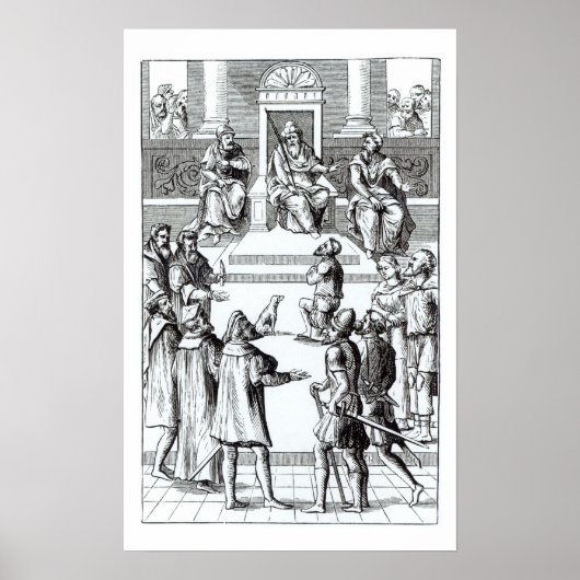 Vergoeding voor het gerecht, na een poster (Voorkant)