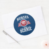 VERGOEDINGEN VOOR BERNIE SANDERS RONDE STICKER (Envelop)