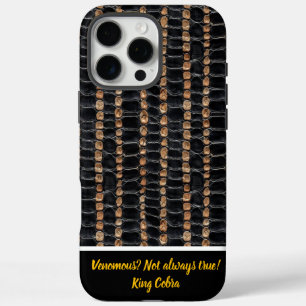 Vergoten slangenhuiden 'ingewikkelde patronen iPhone 16 pro max hoesje