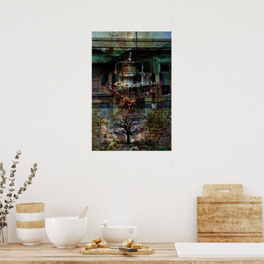 Vergrendeld blok poster (Keuken)