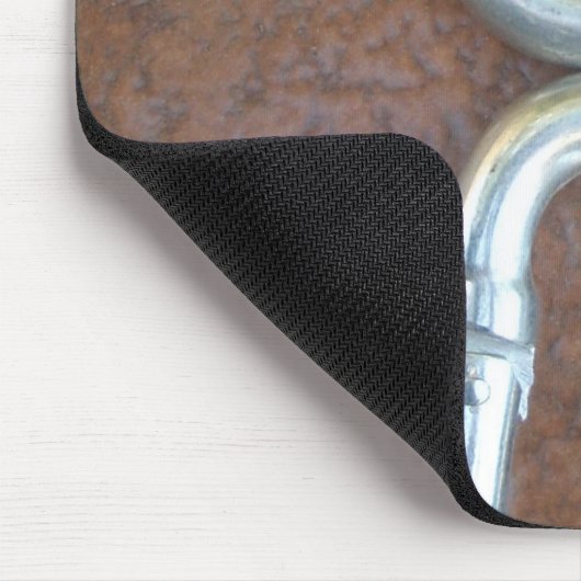 Vergrendeld: duurzaam stalen karabijnhaak ontwerp muismat (Hoek)