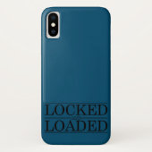 Vergrendeld en geladen chassis Case-Mate iPhone case (Achterkant)