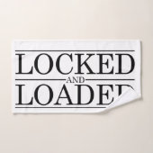 Vergrendeld en geladen chassis handdoek (Handdoek)