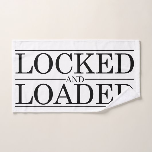 Vergrendeld en geladen chassis handdoek (Handdoek)