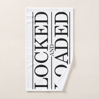 Vergrendeld en geladen chassis handdoek