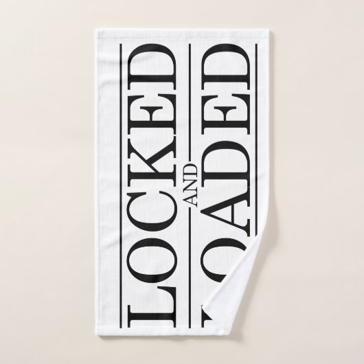 Vergrendeld en geladen chassis handdoek (Handdoek)