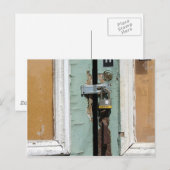 Vergrendeld en verlaten briefkaart (Voorkant / Achterkant)