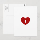 Vergrendeld hardeontwerp drukt plezier uit gevalpa briefkaart (Voorkant / Achterkant)