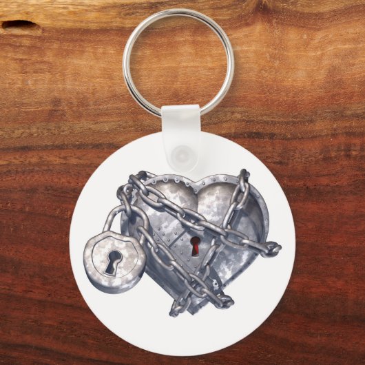 Vergrendeld hart sleutelhanger (Voorkant)