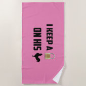 Vergrendeld in chassis strandlaken (Voorkant)