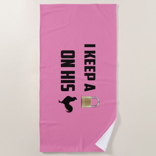 Vergrendeld in chassis strandlaken (Voorkant)