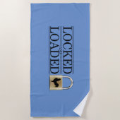 Vergrendeld in chassis strandlaken (Voorkant)