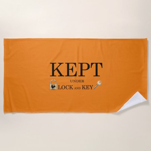 Vergrendeld in chassis strandlaken (Voorkant)