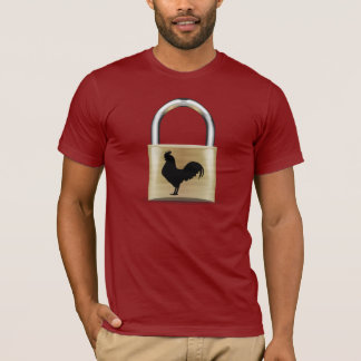 Vergrendeld in chassis t-shirt