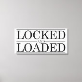 Vergrendeld in kuisheid canvas afdruk (Voorkant)