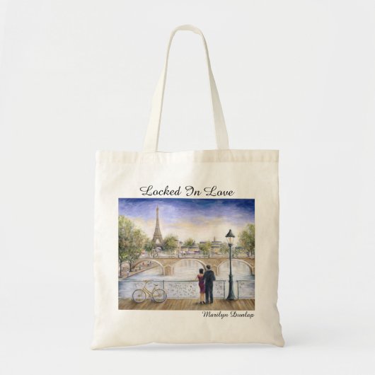 Vergrendeld in liefde tote bag (Voorkant)