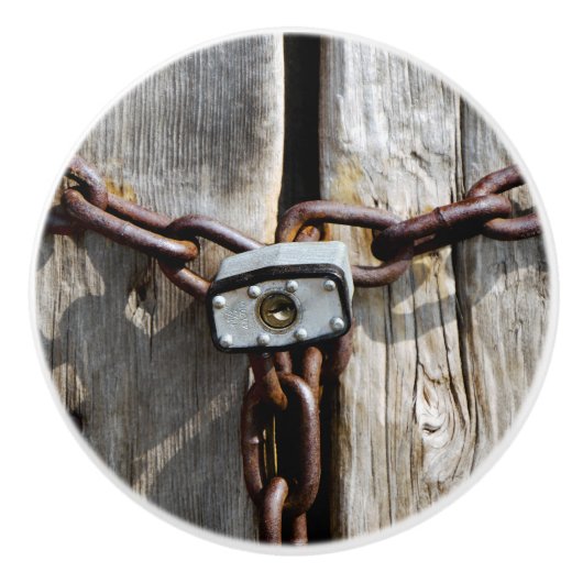 Vergrendeld! Keramische Knop (Voorkant)