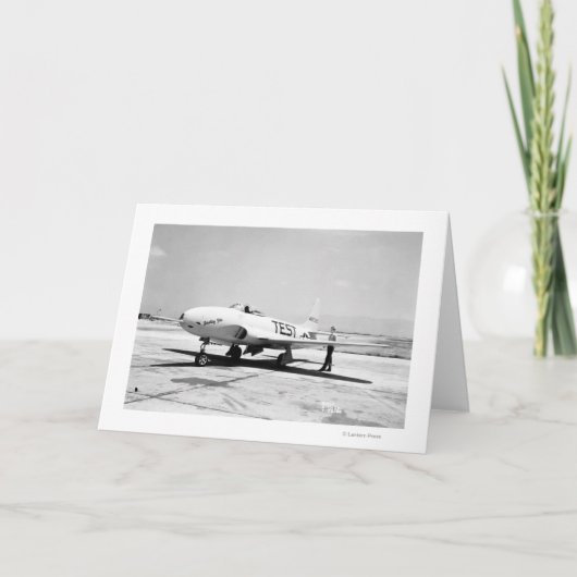 Vergrendeld P-80A vliegtuig Kaart (Voorkant)