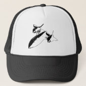 Vergrendeld SR-71 Trucker-Pet - Zwart ontwerp Trucker Pet (Voorkant)