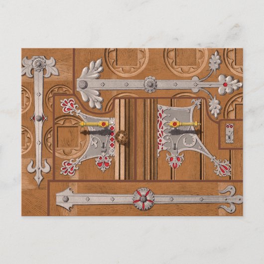 Vergrendelde Briefkaart deur (Voorkant)